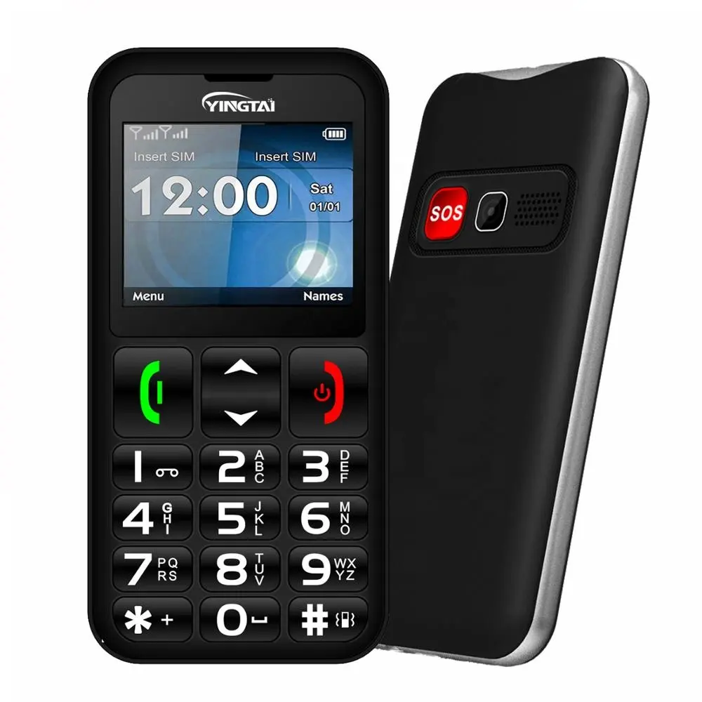 Old look New chip 2.2 inch Bar Keypad mobile phone with SCT107 chip SOS Dual SIM unlocked 4G mobile phone Not Android