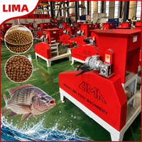 Machine extrudeuse de granulés d'aliments flottants pour poissons Lima pour la production de crevettes, de poissons-chats et d'aliments pour animaux de compagnie – Stock disponible en entrepôt