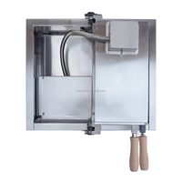 Machine à gaufres commerciale antiadhésive en acier inoxydable pour 2 gaufres aux fruits en forme de banane, idéale pour restaurants et snack-bars - Nouveauté