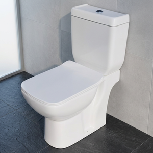 <b>Back</b> To Wall Two Piece Ceramic Sanitary Ware WC Water Closet Floor Mounted Bathroom Toilet - Product Image 3