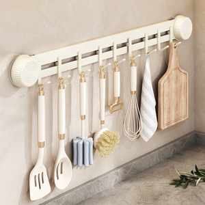 Crochet à ventouse mural rectangulaire sans perçage pour rangement et organisation dans la salle de bain, les toilettes et la cuisine - Product Image 5