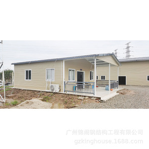 โครงเหล็กไฟวิลล่าเคลื่อนที่ได้บ้านดีไซน์ทันสมัยสำหรับใช้ในที่พักอาศัย - Product Image 5