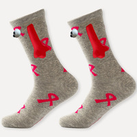 Chaussettes amusantes et originales pour couples, respirantes, avec motif cœur, magnétiques, pour la Saint-Valentin, pour femmes et hommes, cadeau de la Saint-Valentin