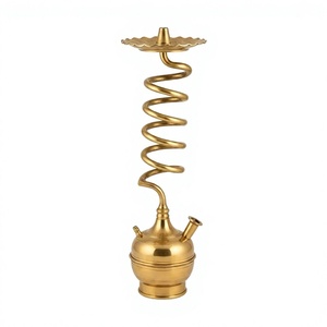 Modern Luxury Egyptian Spiral Hookah High Quality Brass - Product Image 1