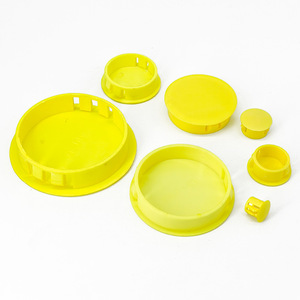 Tapa de nailon amarilla a presión para orificios de muebles, fácil instalación, para panel de seguridad, tapón para puerta XL D 001 - Product Image 1