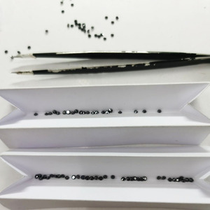 Offre Spéciale : <span class=keywords><strong>Diamants</strong></span> de mêlée de 1,0 mm à 3,0 mm, Moissanite noire, pierres précieuses au <span class=keywords><strong>prix</strong></span> par carat pour la fabrication de bijoux - Product Image 3