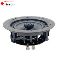 Haut-parleur de plafond coaxial 2 voies 6,5 pouces OEM/ODM, 8 ohms, étanche IPX-6, 30W RMS, pour utilisation en home cinéma et dans les restaurants