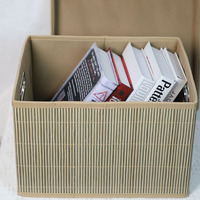 Panier de rangement en bambou naturel, panier à linge pliant en osier pour vêtements