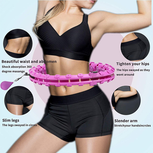 Aros de Cintura Eléctricos Ajustables y Desmontables de Plástico para Ejercicio - Product Image 2