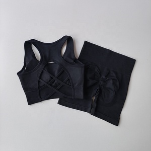 Nuovo arrivo Set Fitness <span class=keywords><strong>da</strong></span> <span class=keywords><strong>palestra</strong></span> con logo personalizzato che corre Yoga Set di alta qualità <span class=keywords><strong>tuta</strong></span> <span class=keywords><strong>da</strong></span> <span class=keywords><strong>palestra</strong></span> <span class=keywords><strong>da</strong></span> <span class=keywords><strong>donna</strong></span> - Product Image 5