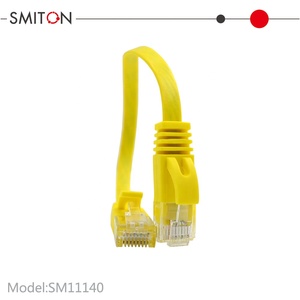 30AWG 32AWG PVCジャケット付き<span class=keywords><strong>Cat5e</strong></span>猫6フラットUTPパッチコードベア銅LANネットワークケーブル10cm 15cm 0.3m 0.5m 1m 5m - Product Image 3