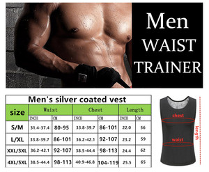 Vêtements de compression pour hommes et femmes, corset de maintien de la taille, gilet de maintien de la sueur et du sauna pour l'entraînement, produits de massage - Product Image 4