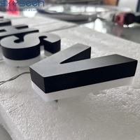 Letrero Luminoso 3D Personalizado SKYSEEN, Letras de Canal LED Retroiluminadas, Logotipo Publicitario para Exteriores/Interiores para Negocios