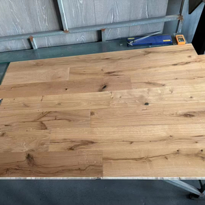 Sàn gỗ lát ghép kiểu <span class=keywords><strong>rustic</strong></span>, gỗ sồi, chưa hoàn thiện và đã hoàn thiện, khổ rộng kiểu châu Âu - Product Image 1