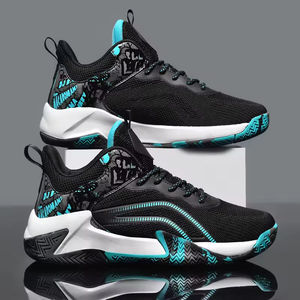 Men's Retro Sporty Lace-Up Low-Top Mesh Sneakers White Oversized Breathable Anti-Slippery Casual - Product Image 4