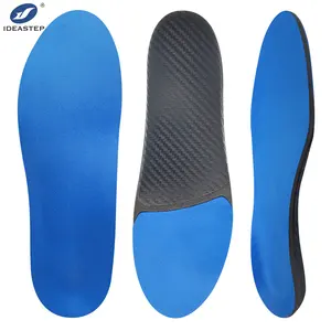 Ideastep 2023新的运动和舒适矫形鞋垫鞋矫形足弓支撑鞋垫pu平足矫形鞋垫