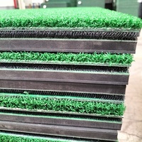 Tapete de Práctica de Golf BLG de Alta Resistencia para Simulador de Campo de Práctica 3D, 1500x1500mm, 15mm, Césped de Nylon, Interior/Exterior, Modelo 3D-HD