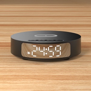Reloj despertador digital de carga inalámbrica-Pantalla LED regulable, repetición fácil, <span class=keywords><strong>volumen</strong></span> ajustable-Tamaño compacto <span class=keywords><strong>para</strong></span> dormitorio, escritorio - Product Image 2