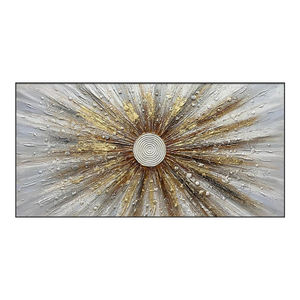 Peinture à l'huile sur toile texturée à lignes abstraites modernes, impression numérique en gros, pour décoration murale intérieure - Product Image 4