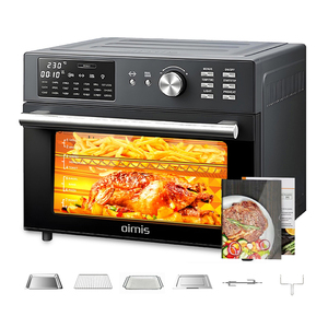 Fabrikneue digitale Heißluftfritteuse mit großem Fassungsvermögen, ölfrei, gesund, multifunktional, mit 6 Zubehörteilen - Product Image 1