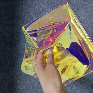 Sac à <span class=keywords><strong>boutons</strong></span> magiques en PVC, sac <span class=keywords><strong>de</strong></span> fichiers laser imperméable, sac d'enveloppe transparent, vente en gros - Product Image 5