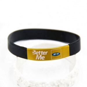 Bracelets de sport en silicone personnalisés avec logo imprimé, respectueux de l'environnement - Product Image 4