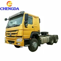 الصين سينوتراك هوو 6x4 محرك برايم 10 عجلات 371hp جرار شاحنة رئيس شاحنة السعر للبيع