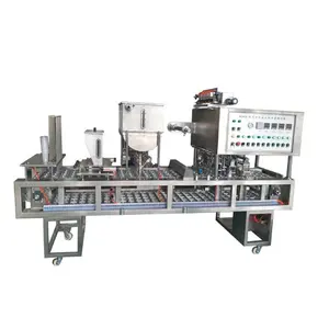 Automatic Plastic cup filling machine ice cream yogurt cup sealing machine juice cup sealing machine