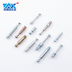 Conector 2 en 1 GDTYF de Acero al Carbono con Recubrimiento de Zinc, Tornillo Autorroscante para Uso General - Product Image 1