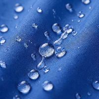 Grand parasol de patio bleu de 10 pieds, à suspension latérale, avec base croisée, pour jardin, piscine et terrasse