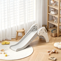 Mini Tobogán Plegable de HDPE para Bebés con Escalones, Juguete Deslizante de Plástico para Niños, para Interiores, Hogar, Jardín y Guardería