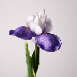 KEWEI T894 Real Touch Artificielle <span class=keywords><strong>Iris</strong></span> Fleur Plante 55cm pour la Fête des Mères Halloween Mariage Décor - Product Image 4