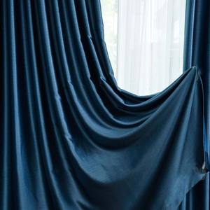 Durevole Solido Blu Piena Luce Ombreggiatura Blackout <span class=keywords><strong>Tende</strong></span> <span class=keywords><strong>Per</strong></span> La Casa e le Imprese con Elettrico Modello di Scultura - Product Image 5