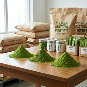Food and Drinks Supplement Green Tea Powder Matcha <b>Tin</b> Can Ceremonial Matcha Powder - Product Image 4