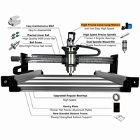 Offre Spéciale 6090 1212 1325 Queenant CNC ROUTEUR machine à bois 3D MODÈLE faisant la machine bois routeur pour sculpture sur bois de coupe mdf