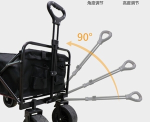 Giải trí ngoài trời có thể gập lại gấp toa xe giỏ hàng với bảng kỳ nghỉ cắm trại Xe đẩy em bé xe đẩy - Product Image 5