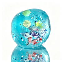 Hot verkopende roodroze fruit kokosolie gevulde vaseline squishy zachte stressverlichtende aardbei squishy speelgoed