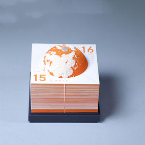 Calendrier Terre 2024 Design créatif 3D Calendrier Terre Bloc-notes Mois Planificateur Sculpture 3D - Product Image 2