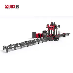 ZMDE çin üretimi h-kiriş flanş doğrultma makinesi/H ışın kaynak doğrultma hattı/H ışın üretim hattı