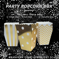 Boîte à Popcorn Jetable à Rayures Imprimées UV, Style Européen et Américain, Créative, pour Fête d'Anniversaire, Emballage en Papier pour Snacks (Thème Poulet et Fleurs)