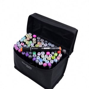 Ensemble de 168 marqueurs permanents à double embout, 204 couleurs, marqueurs à base d'alcool pour le dessin, le manga, les fournitures scolaires d'art - Product Image 3