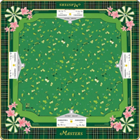 Tapis de Mahjong de Luxe Imperméable, Anti-Salissure, Antidérapant, Bordure Exquise, Style IP