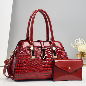 Bolsos de Mano para Mujer al por Mayor 2026, Bolsos de Mano Modernos de Alta Calidad con Logotipo Personalizado Dorado, Juego de Bolsos de Mano de Cuero PU de Lujo para Mujer - Product Image 3