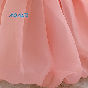 MQATZ Nouvelle <span class=keywords><strong>Robe</strong></span> <span class=keywords><strong>de</strong></span> Cérémonie en Satin Floral <span class=keywords><strong>pour</strong></span> Bébé Fille, Tutu <span class=keywords><strong>de</strong></span> Mariage, Bretelles, Âge 6 Mois - Product Image 5