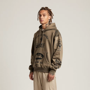Retro Tie Dye Crack Print Washed Loose Zipper Hoody High Quality Custom Logo Designed Unisex Custom Men's Hoodies Hoodie