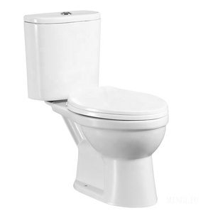 WC moderne en céramique <span class=keywords><strong>à</strong></span> double chasse, <span class=keywords><strong>à</strong></span> poser au sol, avec <span class=keywords><strong>siphon</strong></span> intégré - Product Image 3