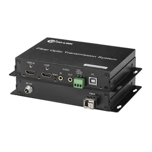 单工液晶光纤视频光纤转换器4k高清光纤