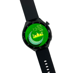 Montre connectée Sunroad Smart Muslim Pray Sports, musique, appels, fréquence cardiaque, boussole, mode, légère, métal, homme, femme - Product Image 1