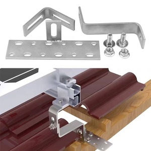 Support <span class=keywords><strong>de</strong></span> fixation en Z pour panneau solaire SOLAR MASTER en acier inoxydable SUS304 anodisé, <span class=keywords><strong>crochet</strong></span> <span class=keywords><strong>de</strong></span> montage pour tuiles <span class=keywords><strong>de</strong></span> toit, supports <span class=keywords><strong>de</strong></span> montage pour système photovoltaïque, résistant à la corrosion - Product Image 2