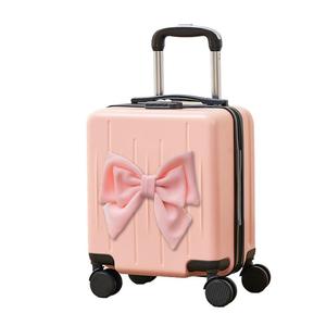 Bow Sang Trọng 14Inch Cabin Kích Thước Hành Lý Va Li Tùy Chỉnh Đa Chức Năng Thiết Kế Cho Cô Gái Kid Kích Thước Mang Theo Trên Trường Hợp - Product Image 1
